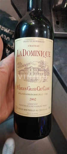 Burdeos Saint-Émilion Gran Cru Grand Cru Classé Château La Dominique 2002