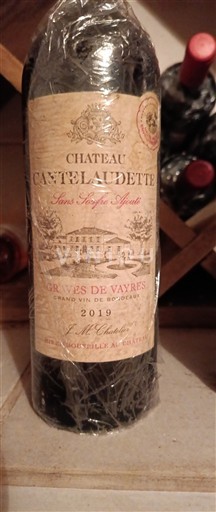 Bordeaux Graves-de-vayres Château Castelaudette 2019