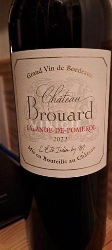 Bordeaux Lalande-de-Pomerol Château Brouard 2022