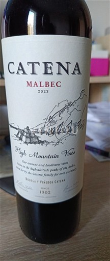 Mendoza Catena High Mountain Vines 2023