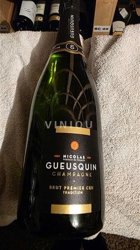 Champaña Champán Premier Cru Gueusquin Brut Premier Cru Tradition Sin añada