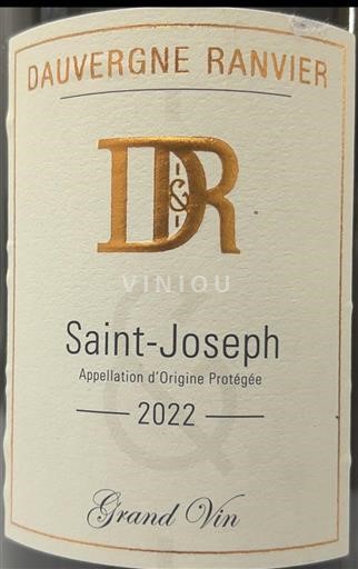 Rhônen laakso Saint-Joseph Dauvergne Ranvier Grand Vin 2022