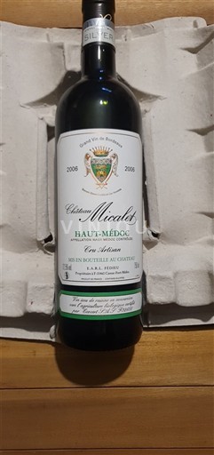 Bordeaux Haut-Médoc Château Micalet Cru Artisan 2006