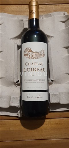Vine Rouge sec Cuvée Miau Château Guibeau 2010 Frankrig Bordeaux Puisseguin-saint-émilion AOC