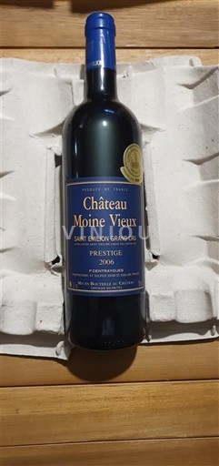 Bordeaux Saint-Émilion Grand Cru Grand Cru Château Moine Vieux Prestige 2016