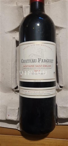 Bordeaux Montagne-Saint-Émilion Château Farguet 2014