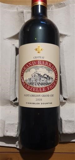 Bordeaux Saint-Émilion Grand Cru Grand Cru Château Grand Barrail Lamarzelle Figeac 2008