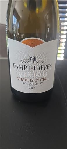 Bourgogne Chablis premier cru Premier Cru Domaine Dampt Frères Côte de Léchet 2022