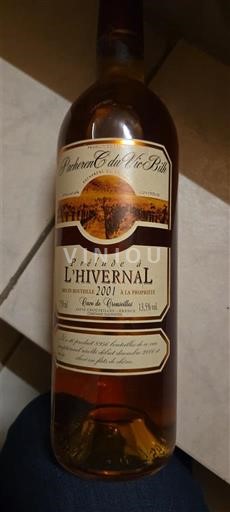 Sydväst Côtes de Gascogne Domaine Clos Belloc L'Hivernal 2001