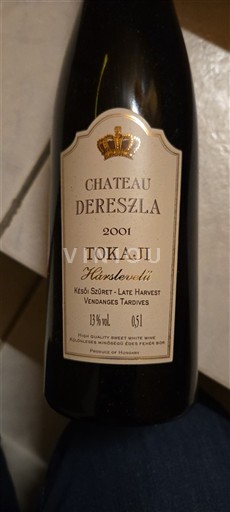 Tokaj Château Reszla Hárslevelű 2001