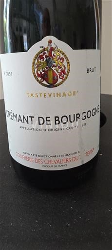 Bourgondië Crémant de Bourgogne Confrérie des Chevaliers du Tastevin 2024