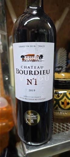 Bordeaux Blaye-Côtes-de-Bordeaux Château Bourdieu N°1 2019