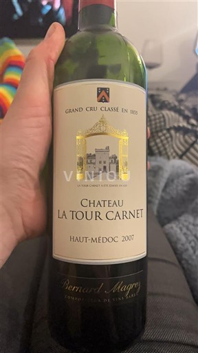 Bordeaux Haut-Médoc Grand Cru Château La Tour Carnet 2007