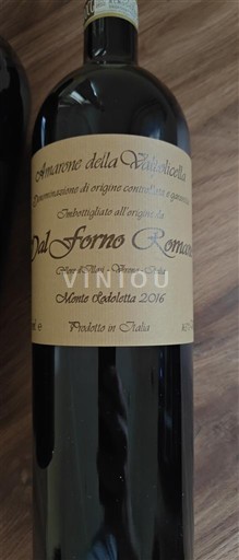 Veneto Amarone della Valpolicella Dal Forno Romano Monte Lodoletta 2016