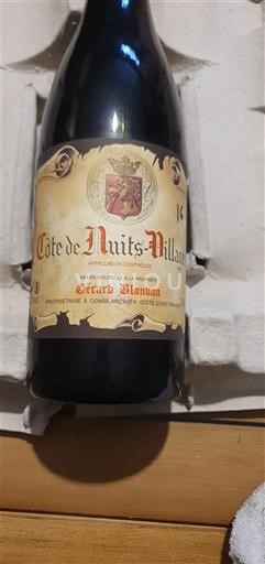 Bourgogne Côte de nuits villages Gérard Blondan 2016