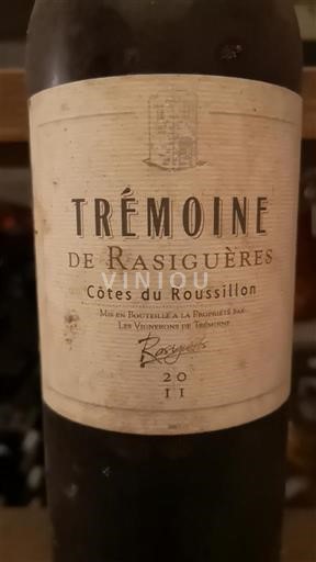 Roussillon Côtes-du-Roussillon Trémoine de Rasiguières 2011