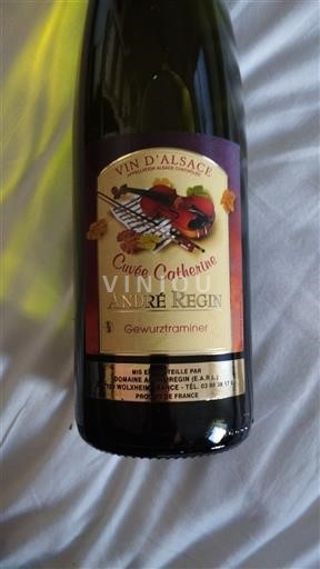 Vini Blanc sec Cuvée Catherine André Regin 2024 Francia Alsazia Vin de France