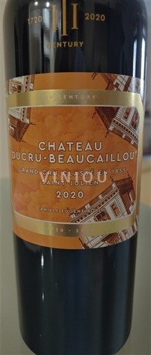 Bordeaux Saint-Julien Grand Cru Château Cru-Beaucaillou 2020