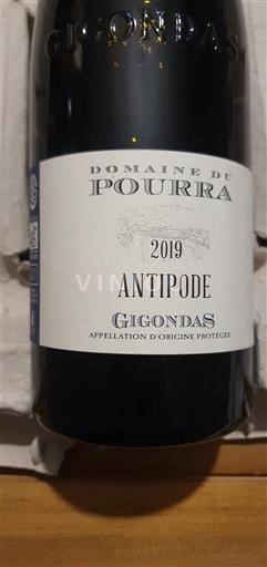 Rhônen laakso Gigondas Domaine Pourra Antipode 2019