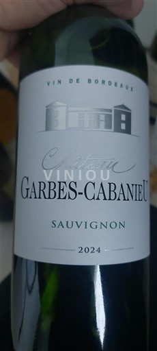 Bordeaux Château Garbes-Cabanieu Sauvignon 2024