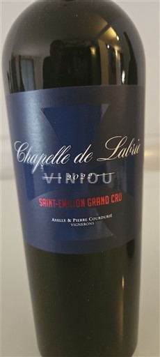 Bordeaux Saint-Émilion Grand Cru Grand Cru Chapelle de Labie 2022
