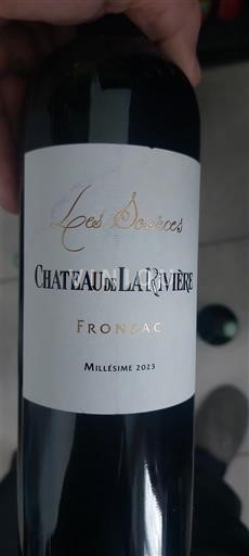 Bordeaux Fronsac Château La Rivière Les Sources 2023