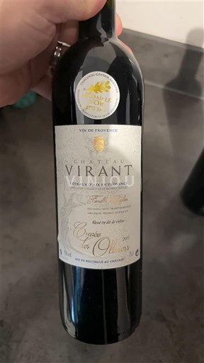 Provence Coteaux d'Aix-en-Provence Château Virant des Oliviers 2015