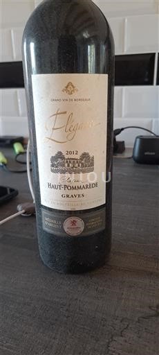 Burdeos Graves Château Haut-Pommardé Elégance 2012