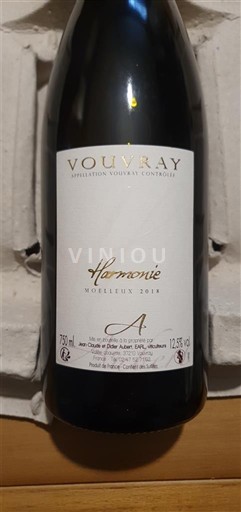 Loiren laakso Vouvray Château Valmer Harmonie 2018