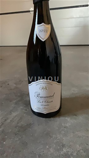Burgundy Pommard Michel Arcelain Les 3 climats 2022