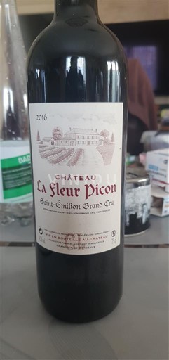 Bordéus Saint-Émilion Grand Cru Château La Fleur Picon 2016