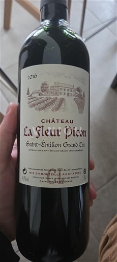 Bordeaux Saint-Émilion Grand Cru Château La Fleur Picon 2016