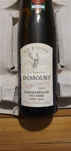 Rượu vang Blanc sec Réserve Prestige Vieilles Vignes Domaine Ssourt 2015 Pháp Alsace Vin de France