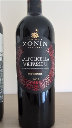 Vénétie Valpolicella Ripasso Zonin 2022