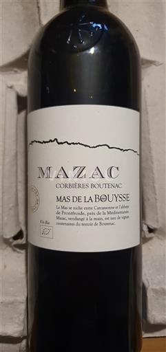 Languedoc Corbières-boutenac Mas de la Bouysse Mazac 2013
