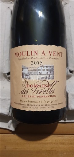 Beaujolais Moulin-à-vent Domaine S Perelles 2015
