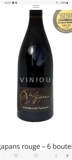 Vallée du Rhône Costières-de-nîmes Domaine Poulvarel Les Agapans 2022