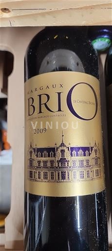 Bordoja Margaux Château Cantenac Brown Brio de Cantenac Brown 2009
