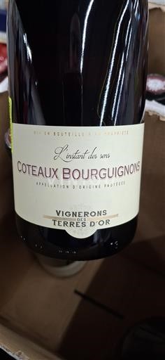 Bourgogne Coteaux bourguignons Vignerons Terres d'Or L'instant des sens Không niên vụ