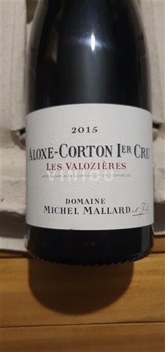 Burgundsko Aloxe-Corton Premier Cru Domaine Michel Mallard Les Valozières 2015
