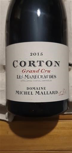 Burgundsko Corton Grand Cru Domaine Michel Mallard Les Maréchaudes 2015