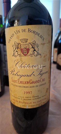 Bordeaux Saint-Émilion Grand Cru Château Belregard-Figeac 1997