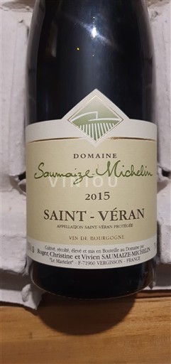 Vinhos Blanc sec Domaine Saumaize-Michelin 2015 França Borgonha Saint-Véran AOC