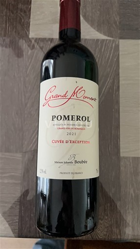 Bordeaux Pomerol Maison Johans Boubée d'Exception 2021
