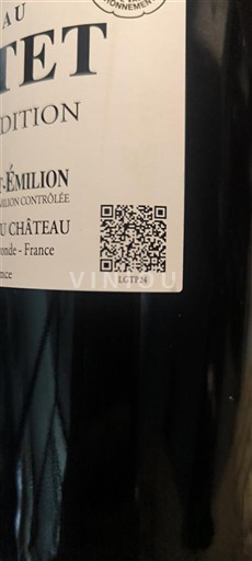 Bordeaux Saint-Émilion Château Patet Tradition Ikke årgangsbestemt