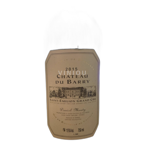 Burdeos Saint-Émilion Gran Cru Château du Barry 2015