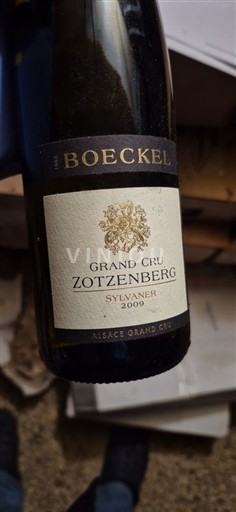 Wijnen Blanc sec Boeckel 2009 Frankrijk Elzas Sylvaner AOC Grand Cru