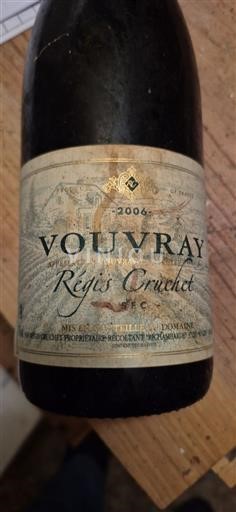 Loiren laakso Vouvray Domaine Régis Cruchet 2006