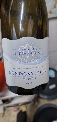 Бургундія Монтаньї Premier Cru Domaine Feuillat-Juillot Les Coères 2017