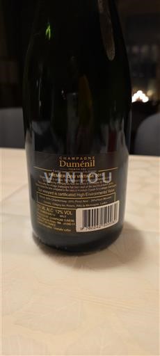 Champaña Champán Premier Cru Dumenil Premier Cru Vintage 2015